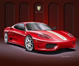 She drives a red Ferrari or a yellow Porsche and, when the mood takes her, goes for a spin in her blue Rolls Royce.