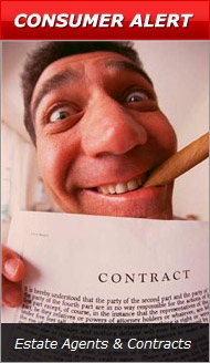 Estate agents should NEVER handle contracts! Estate agents should NEVER handle contracts!